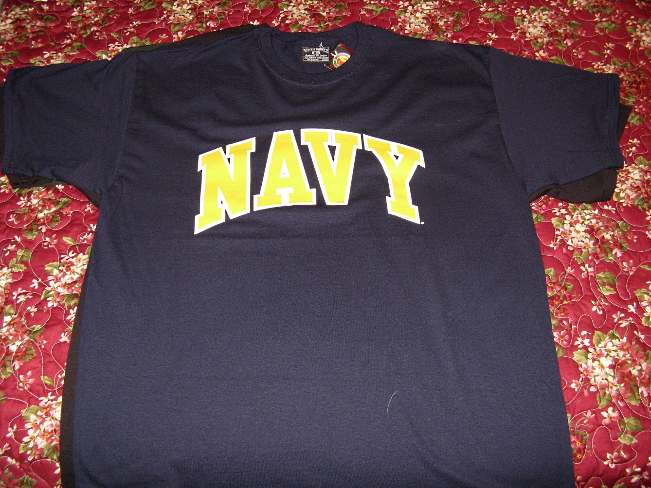 #NV-01Blu NAVY Dark Navy Blue XL T-Shirt