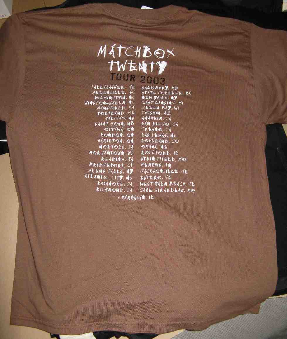 matchbox 20 shirt